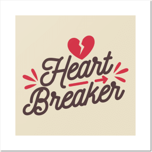 Heart breaker - valentines day Posters and Art
